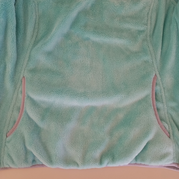 Free Country Mint Green Pullover Fleece Sweater Junior Women's Size Medium - Picture 15 of 16